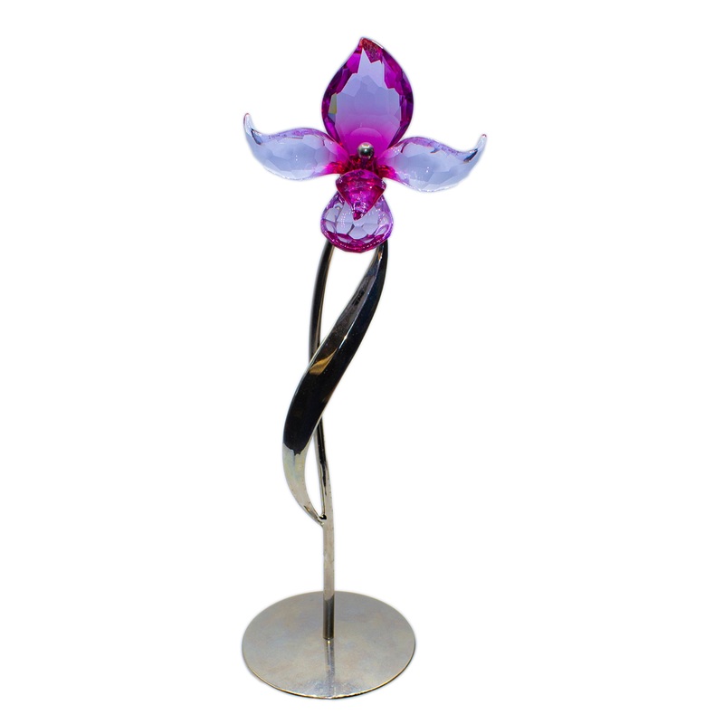 Swarovski Figurine: 681542 Dora Fuchsia Rain Flower