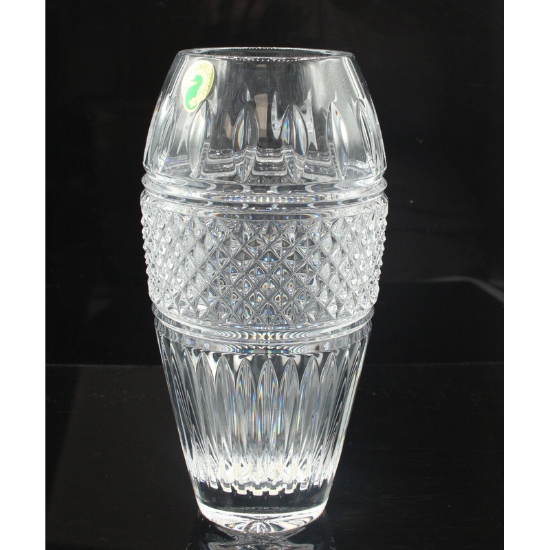 Waterford Crystal: Irish Lace Flower Vase, 8″