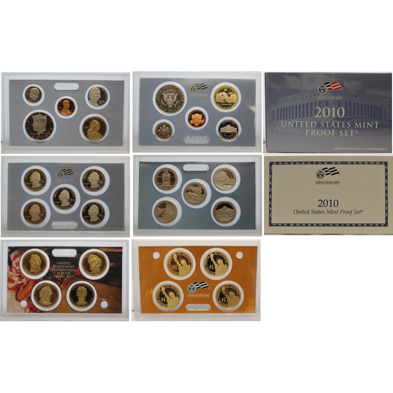 2010 Proof Set CN-Clad (OGP) 14 coins