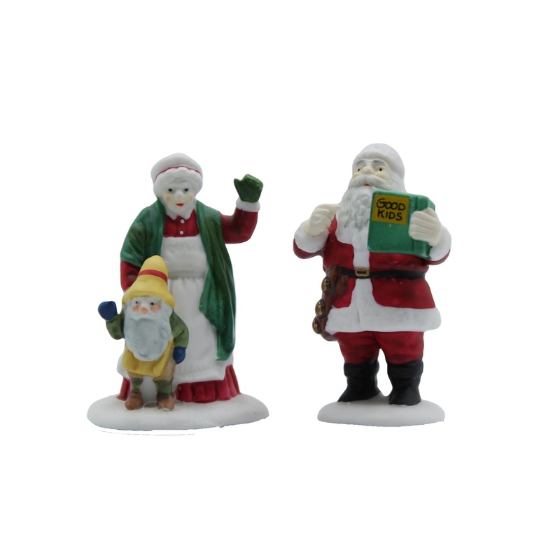 Department 56: 56090 Santa & Mrs. Claus – Set of 2