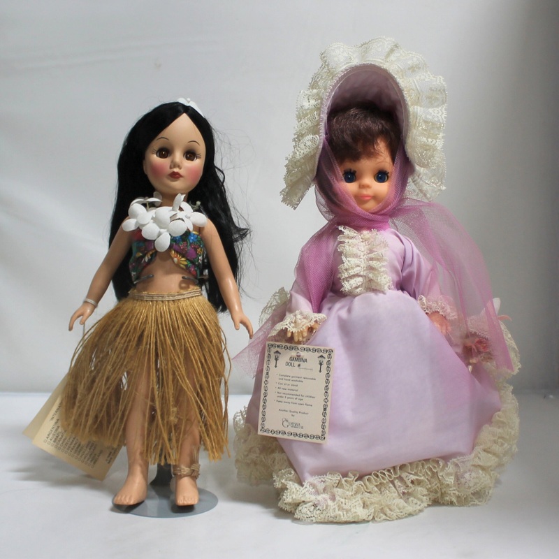 Lot of 2 Effanbee: Gambina Dolls | Tahiti 1130 & Holland 1104