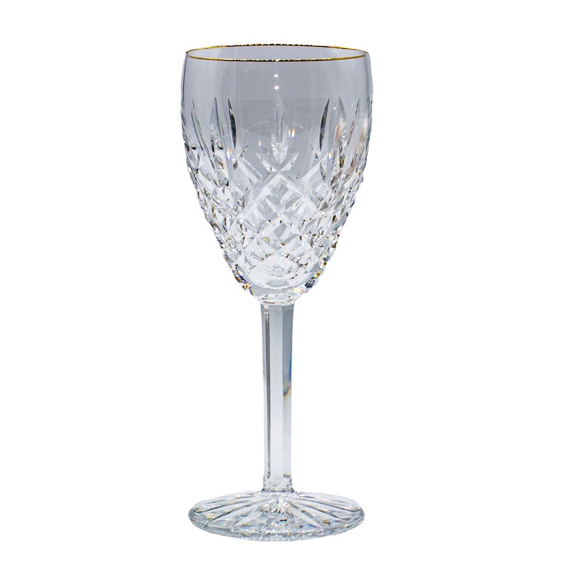 Waterford Stemware: 7″ Wine Glass – Araglin Golden