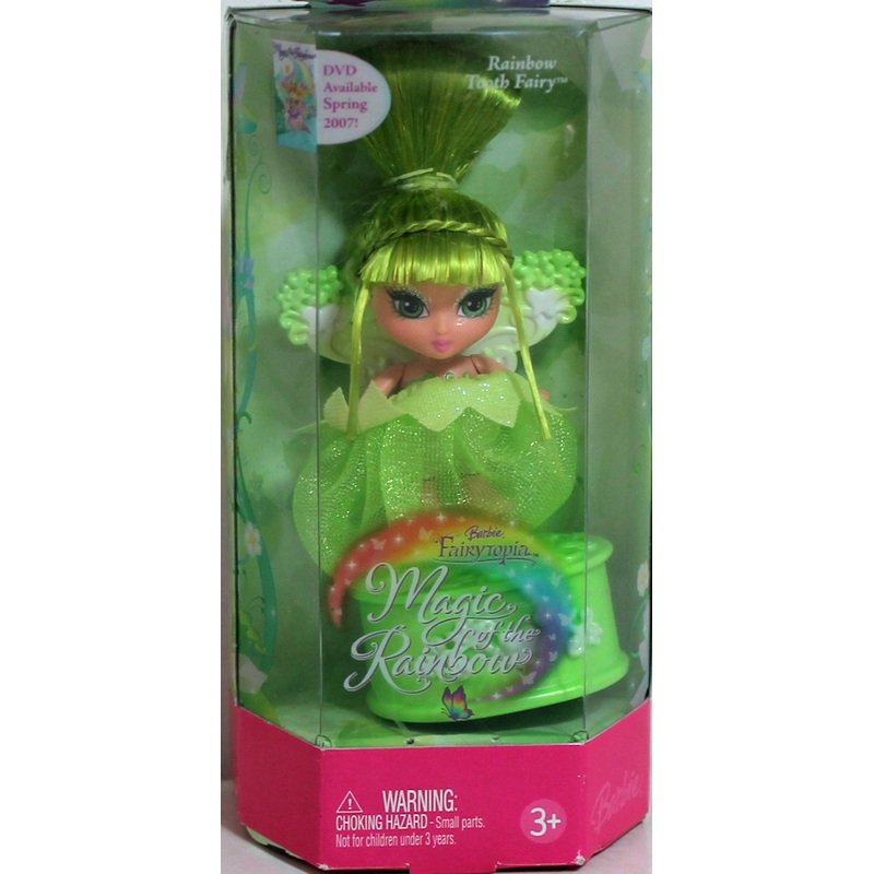 2006 Fairytopia Rainbow Tooth Fairy Barbie (K8144) – Green