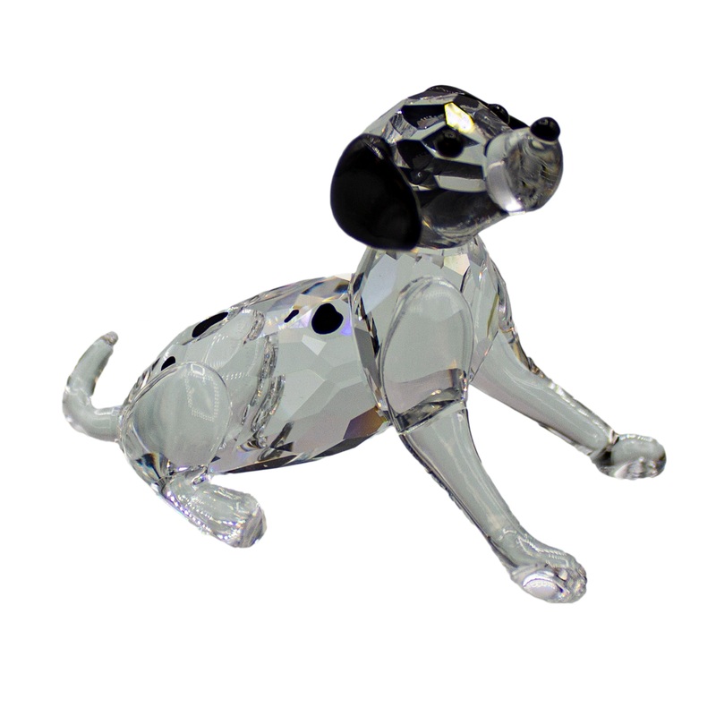 Swarovski Figurine: 628909 Sitting Puppy Dalmation