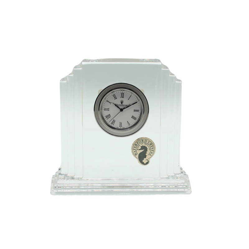 Waterford Crystal: Metropolitan Small Quartz Clock, 4″