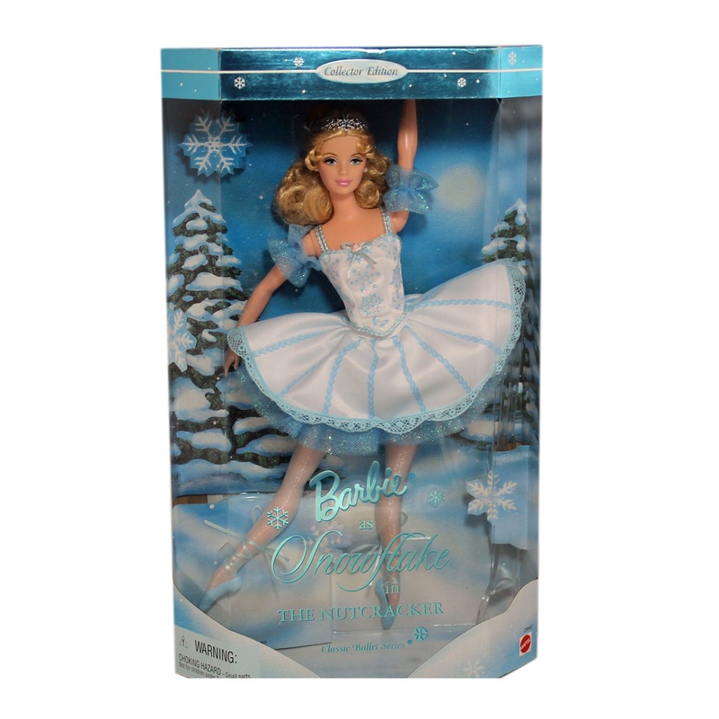 1996 The Nutcracker Snowflake Barbie (25642)