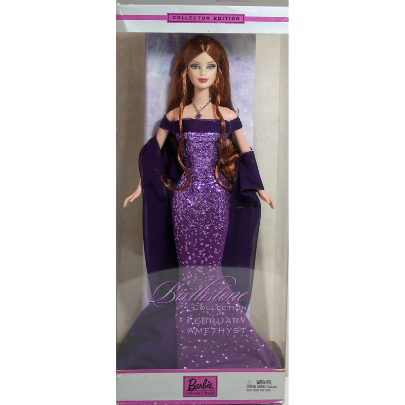 2002 February Amethyst Birthstone Barbie (B3410)