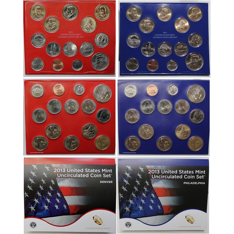 2013 PD US Mint set 10 Pack (OGP) 280 coins