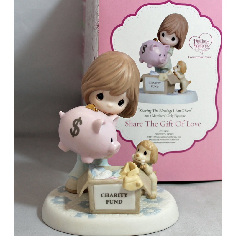 Precious Moments: CC129002 Sharing the Blessings I am Given | Collectors Club