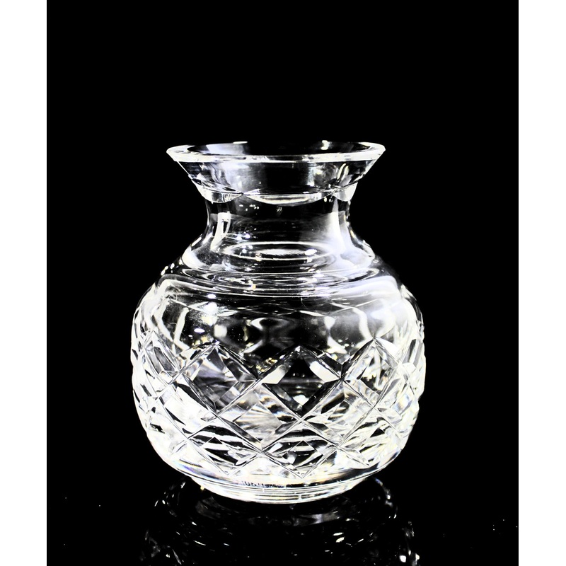 Waterford Crystal: Glandore Violet Vase, 3.75″