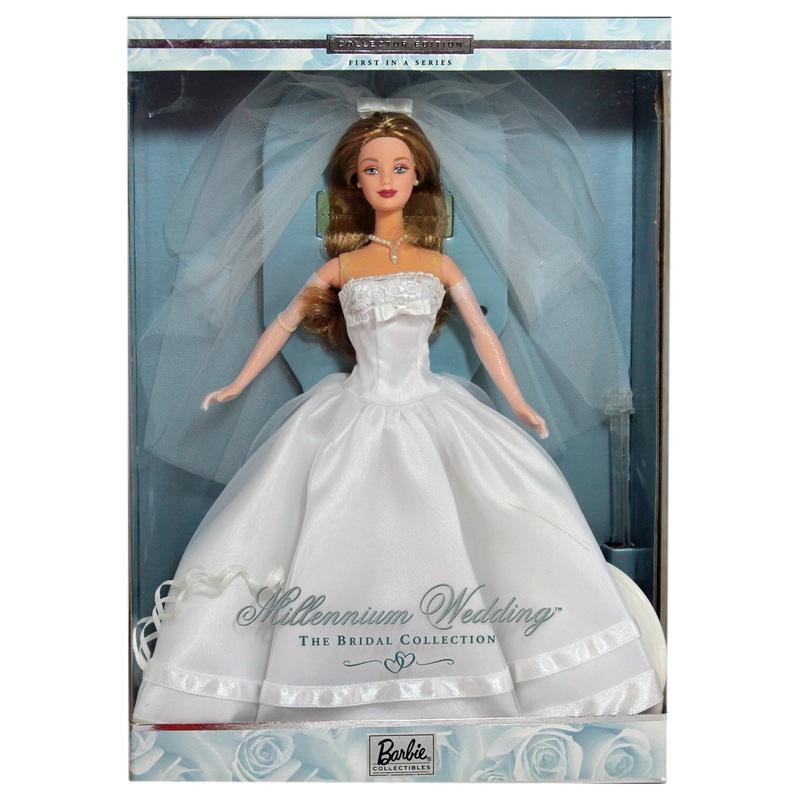1999 Millennium Wedding Barbie (27674) – Blonde hair