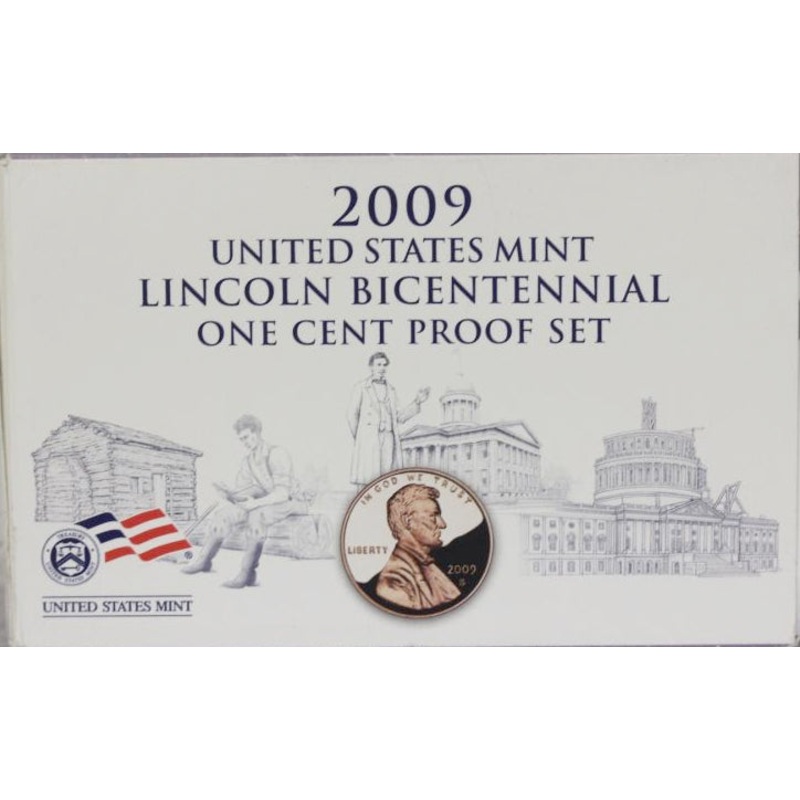 2009 Lincoln Bicentennial Cent Proof Set (OGP) 4 coins