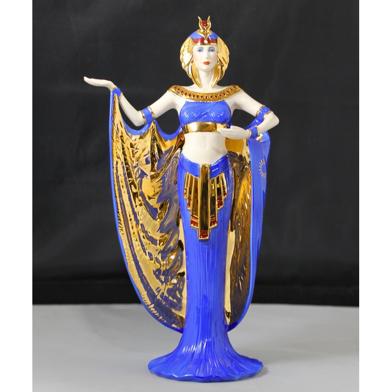 Franklin Mint Collectible Porcelain Figurine – Cleopatra