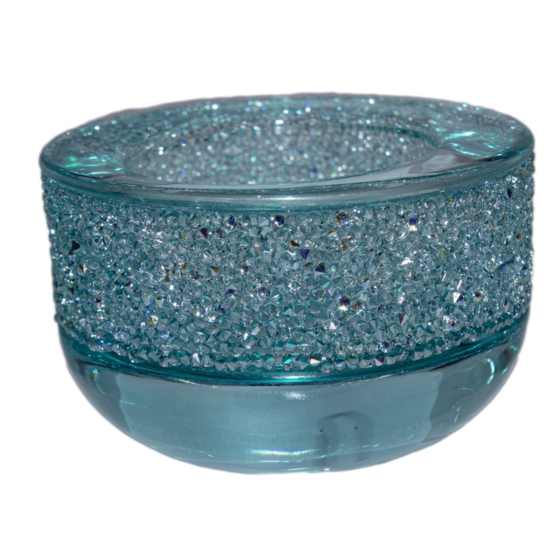 Swarovski Crystal: 5424570 Tealight Holder Light Blue