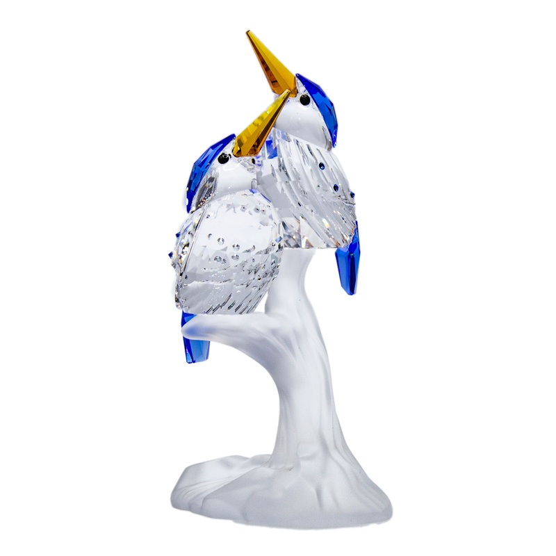 Swarovski Crystal: 623323 Malachite Kingfishers