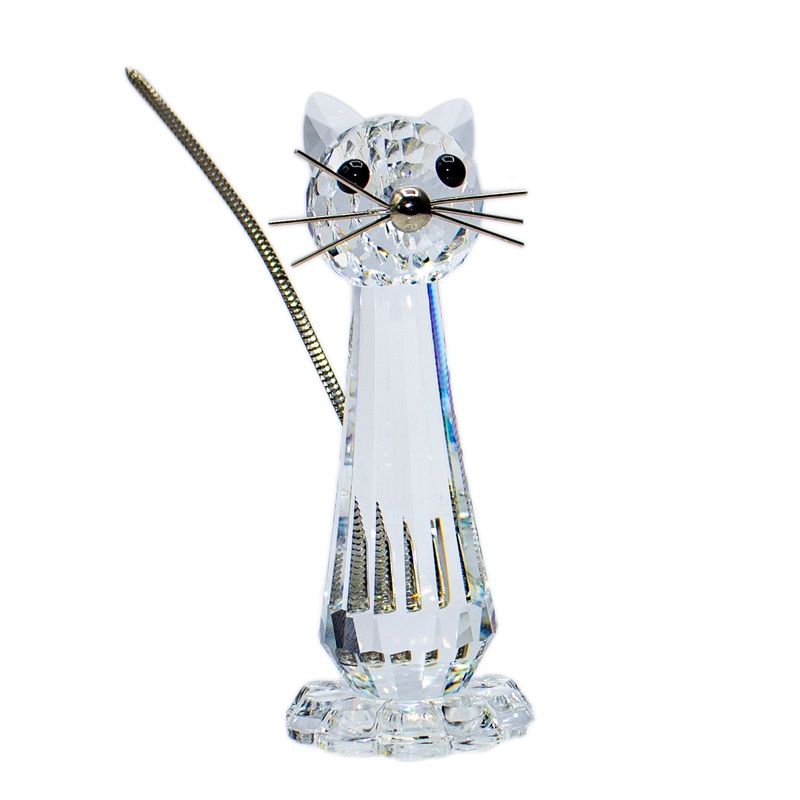 Swarovski Figurine: 010023 Tall Cat