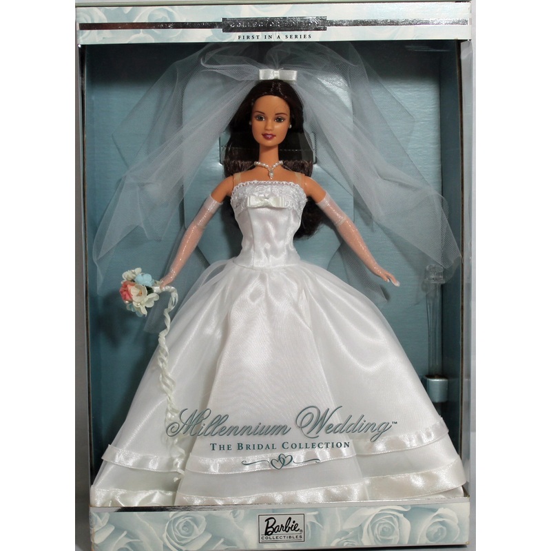 1999 Millenium Wedding Barbie (27765) – Brunette