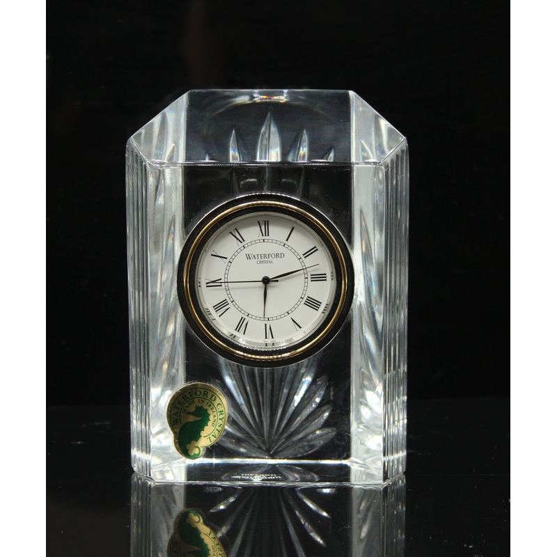 Waterford Crystal: Colonnade Clock, 6″