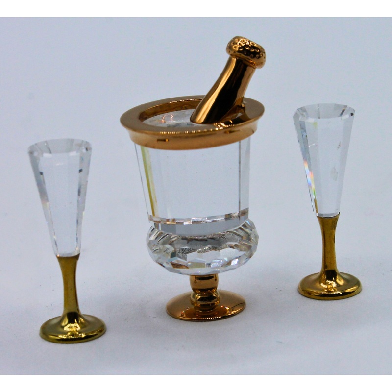 Swarovski 191586 | Crystal Memories – Sparkling Wine Cooler | Missing Towel
