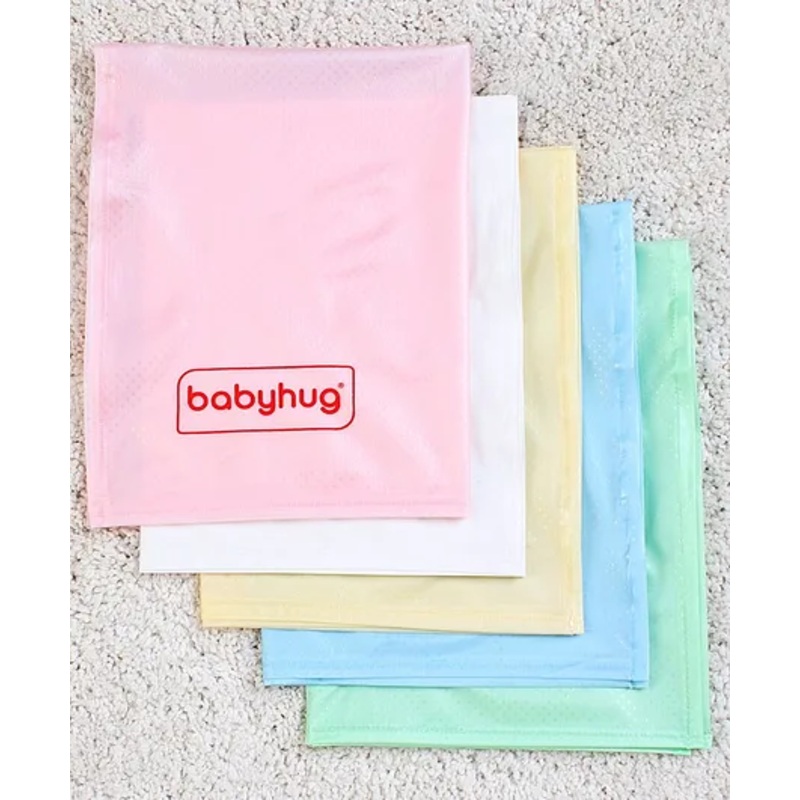Babyhug Plastic Sheet Small Size Pack of 5 – Multicolor
