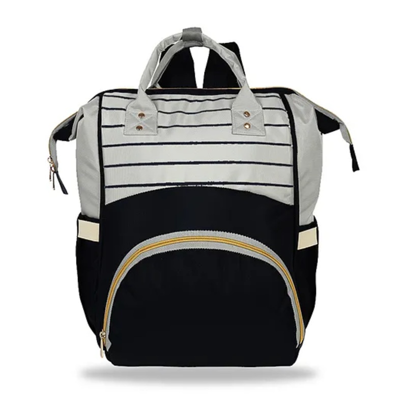 Chinmay Kids Baby Diaper Backpack for New Born – Navy Blue & Grey