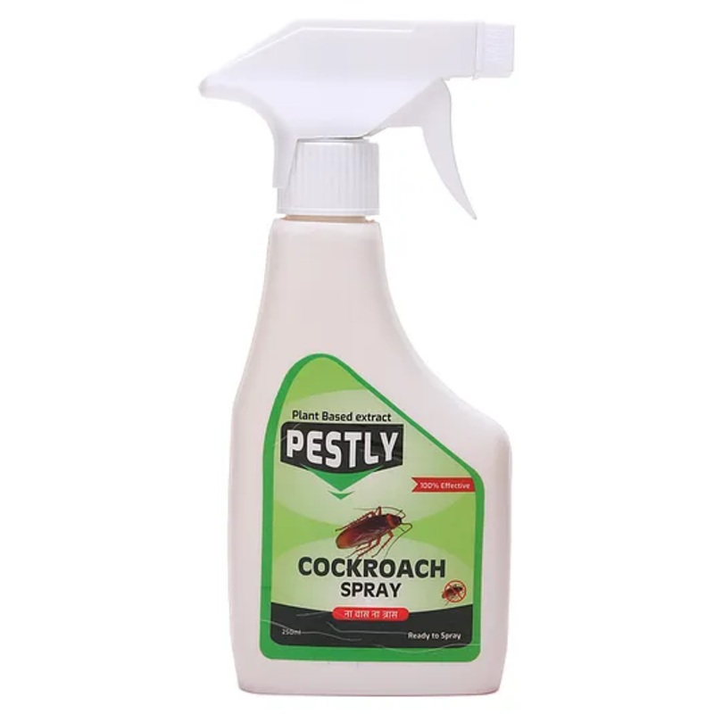 Pestly Herbal Cockroach Spray  250ml | Natural Roach Killer & Repellent | Chemical-Free, Safe for Kitchen & Home | Eco-Friendly & Pet Safe