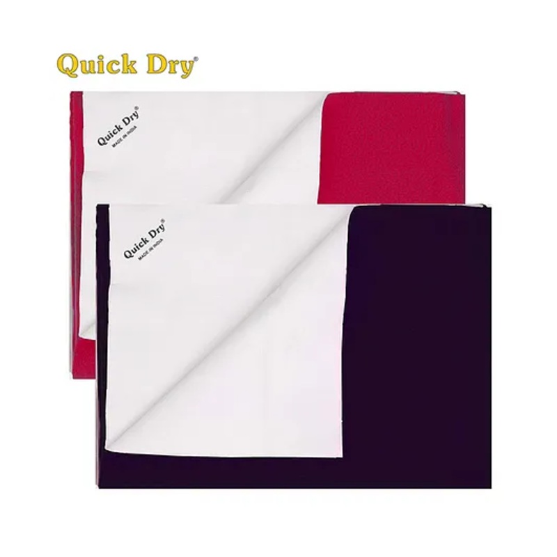 Quick Dry Baby Bed Protector Mat Small Pack Of 2 -(Color May Vary)