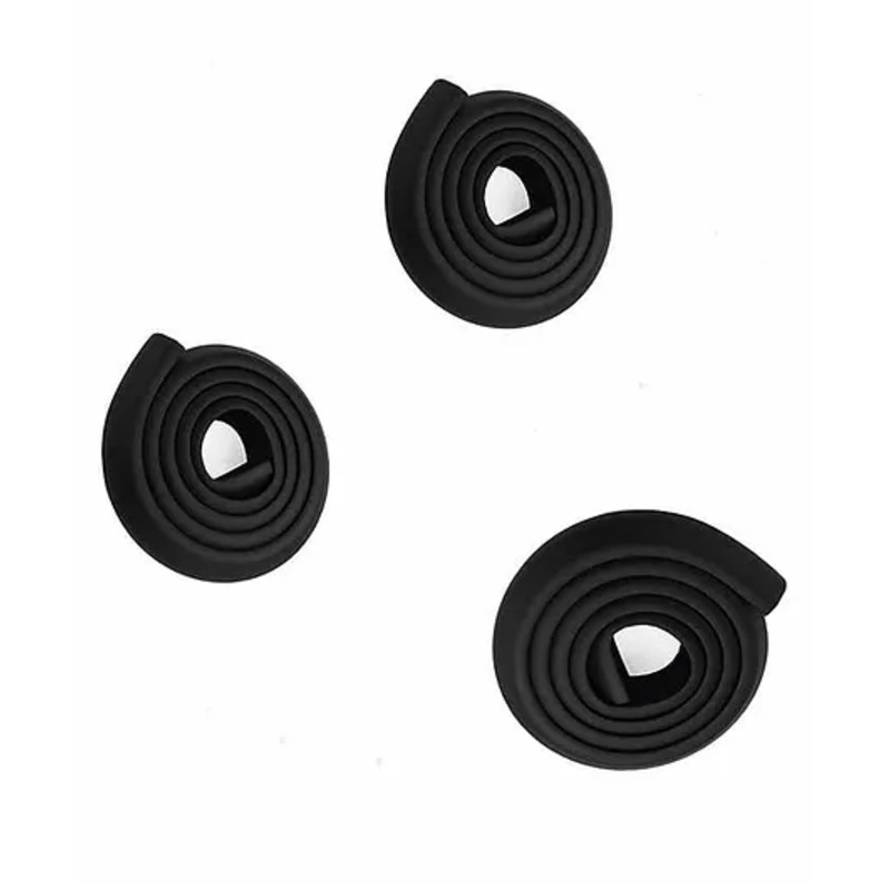 Syga Cushioned Safety Strip Edge Guard Tape Set of 3 – Black