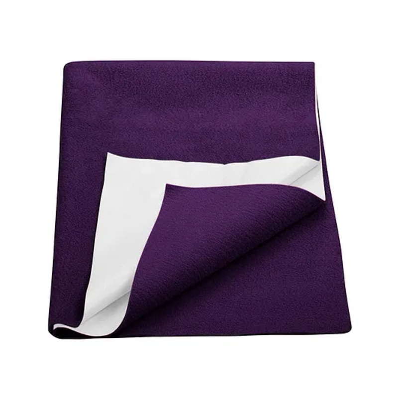 Trance Home Linen Supersoft Baby Dry Sheet Waterproof Sheet for Kids- Large, Plum