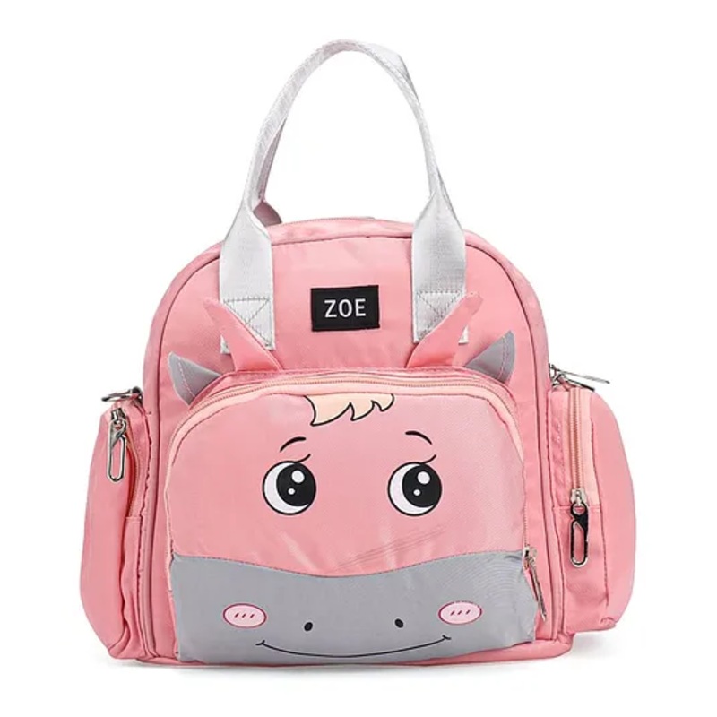 ZOE Multifunctional 2 in1 Diaper Backpack Cum Tote Bag – Pink