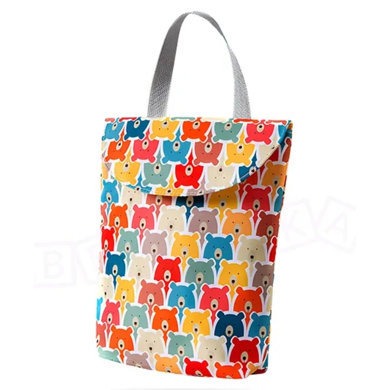 Bembika O Multi Bembika Diaper Bag Organizing Pouches, Travel Pouch Bags Bear – Multicolor