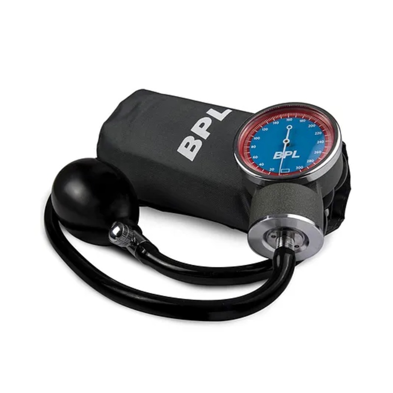 BPL Medical Technologies Aneroid Sphygmomanometer Blood Pressure Monitor (Gray)