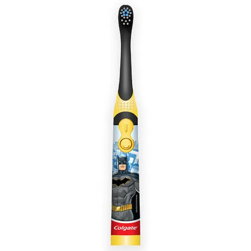 Colgate Kids Batman Battery Powered Electric Toothbrush Extra Soft Bristles – Multicolor