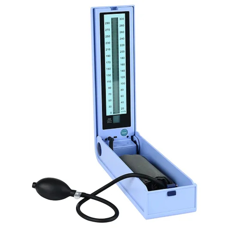 Dr. Odin LCD Sphygmomanometer Mercury-Free Sphygmomanometer O23 Cotton cuff with D-Ring- OD-1016B- Sky Blue