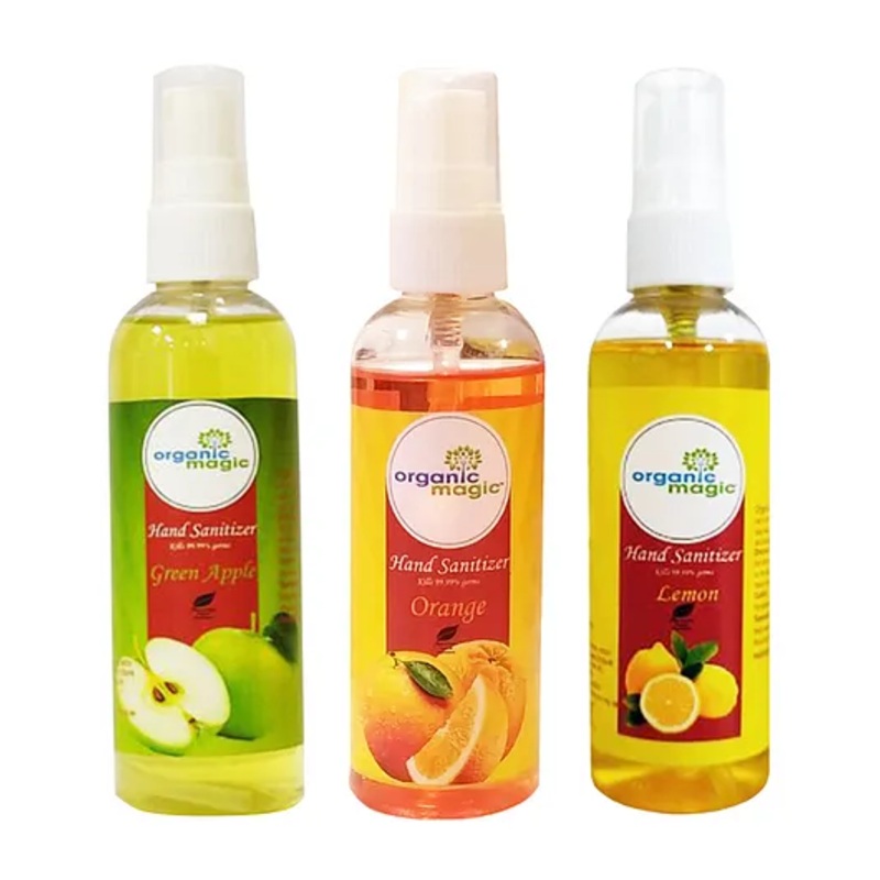 Organic Magic 3 Flavours Hand Sanitizer – 100 ml