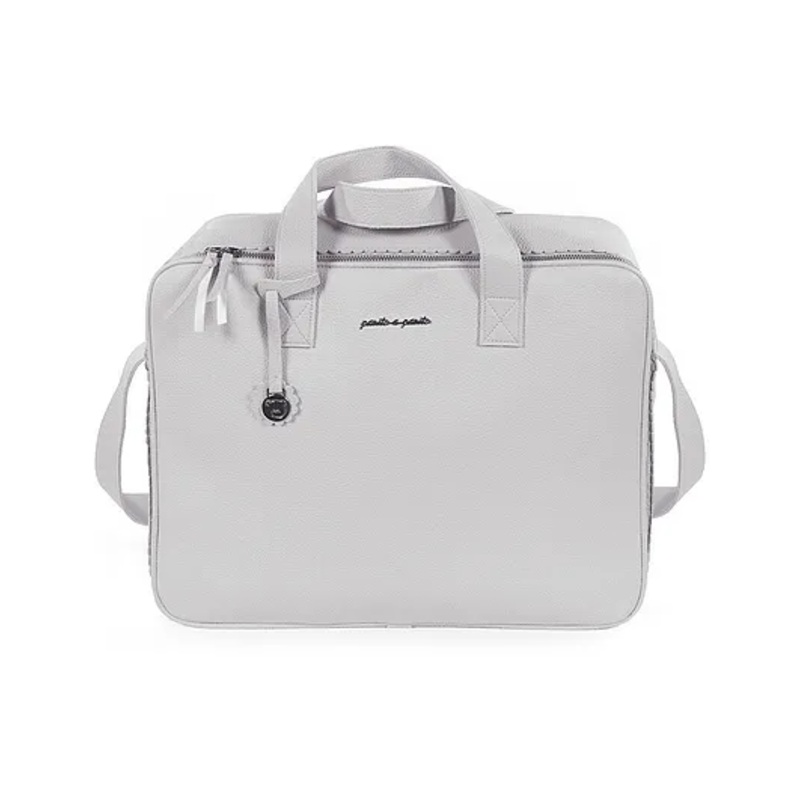 Pasito a Pasito Biscuit Grey Travel Holiday and Maternity Bag