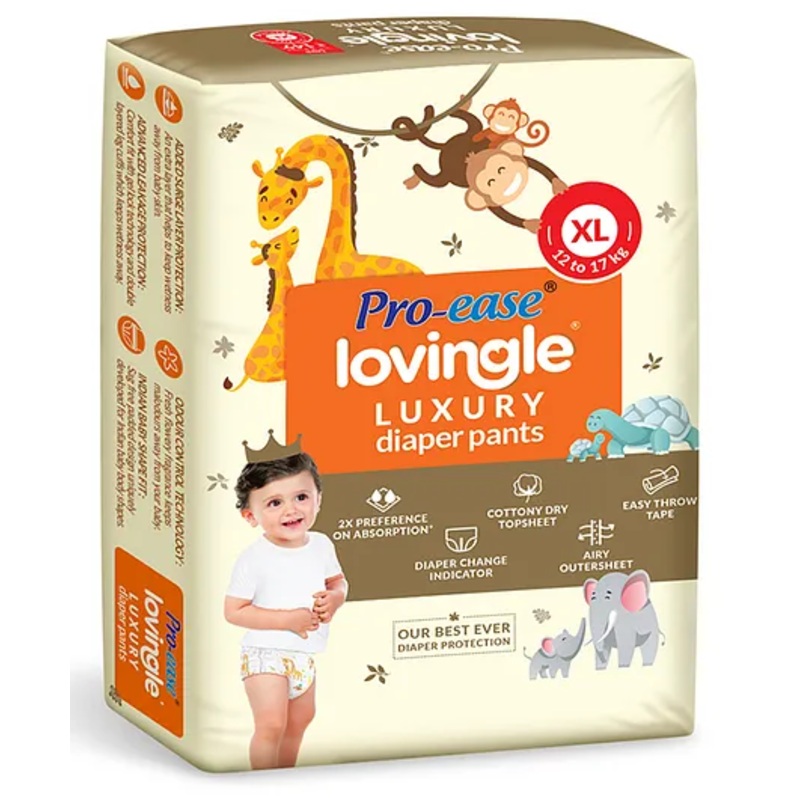 Pro-ease Lovingle Diaper Pants Extra Large – 8 Pieces