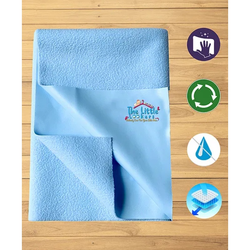 The Little Lookers Baby Dry Sheet Medium – Sky Blue