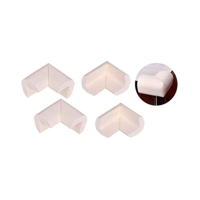 The Little lookers Baby Proofing L Shaped Corner Guards White – Pack of 4