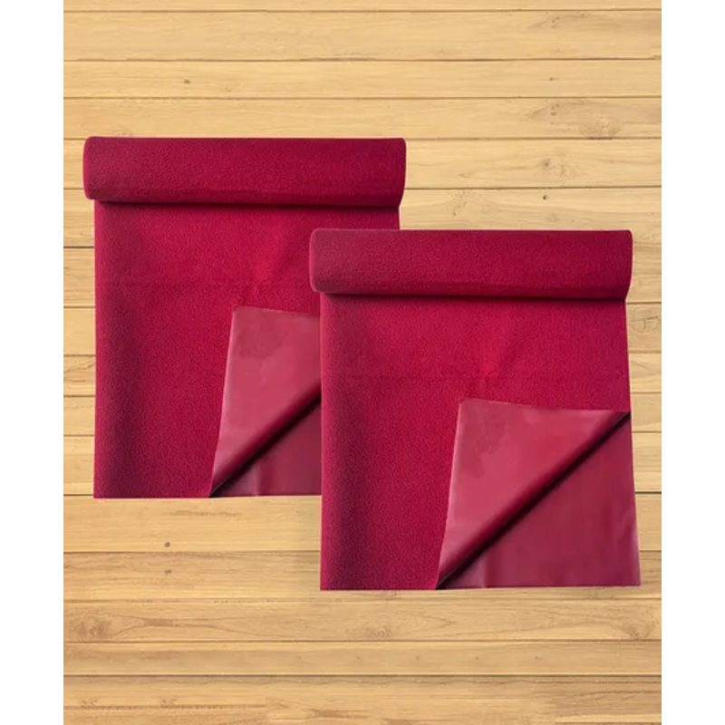 THE LITTLE LOOKERS  Dry Sheets Water Proof Bed Protector  Waterproof Sheets Small – Maroon