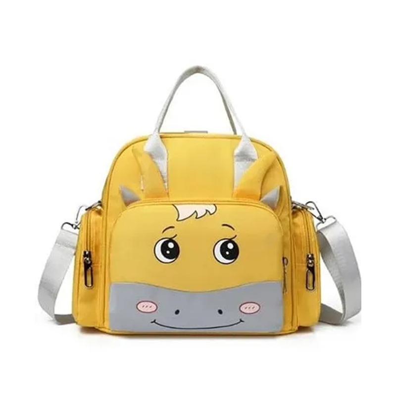 Winnies Diaper Backpack Cum Tote Bag Maternity Bag-Yellow