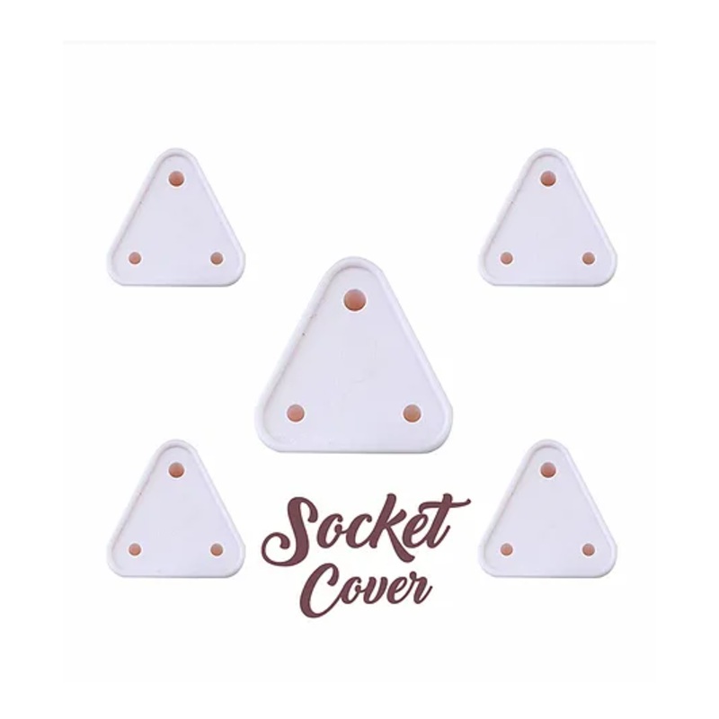 BabySafeHouse Electrical Socket Cover Guards Pack of 5 – White