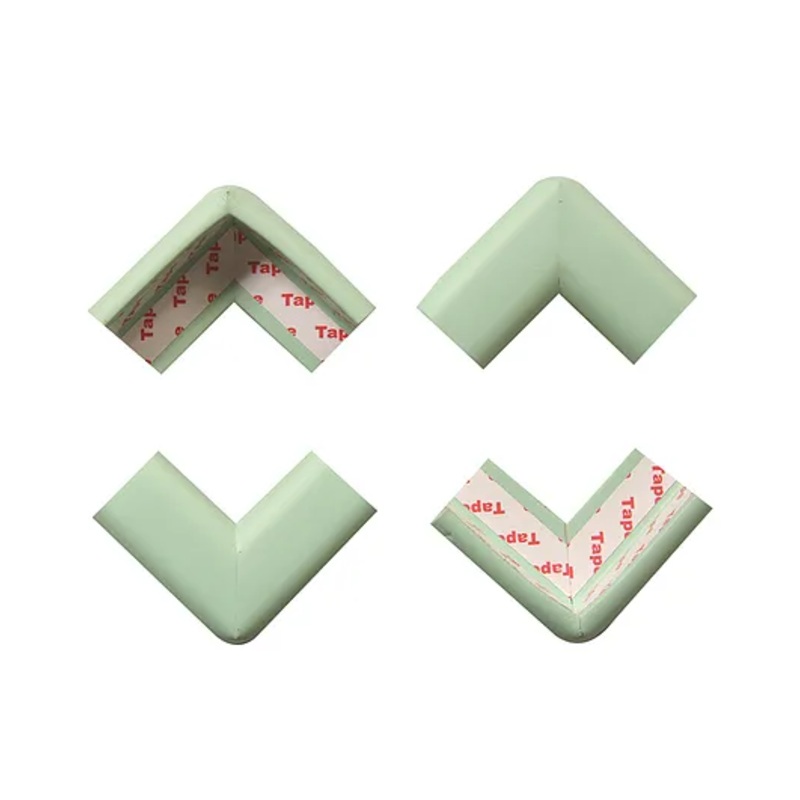 BabySafeHouse Furniture and Table Corner Edge Guards Pack of 4 – Light Green