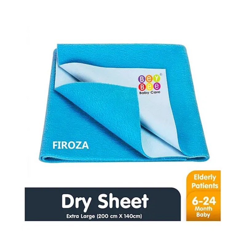 BeyBee Waterproof Dry Sheet Mattress Protector for Babies and Adults Extra Large – Firozi