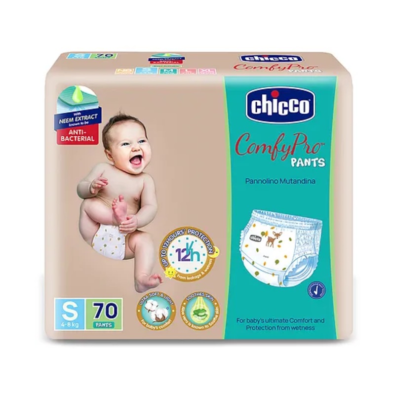 Chicco Comfypro Diaper Pants Small – 70 Pieces