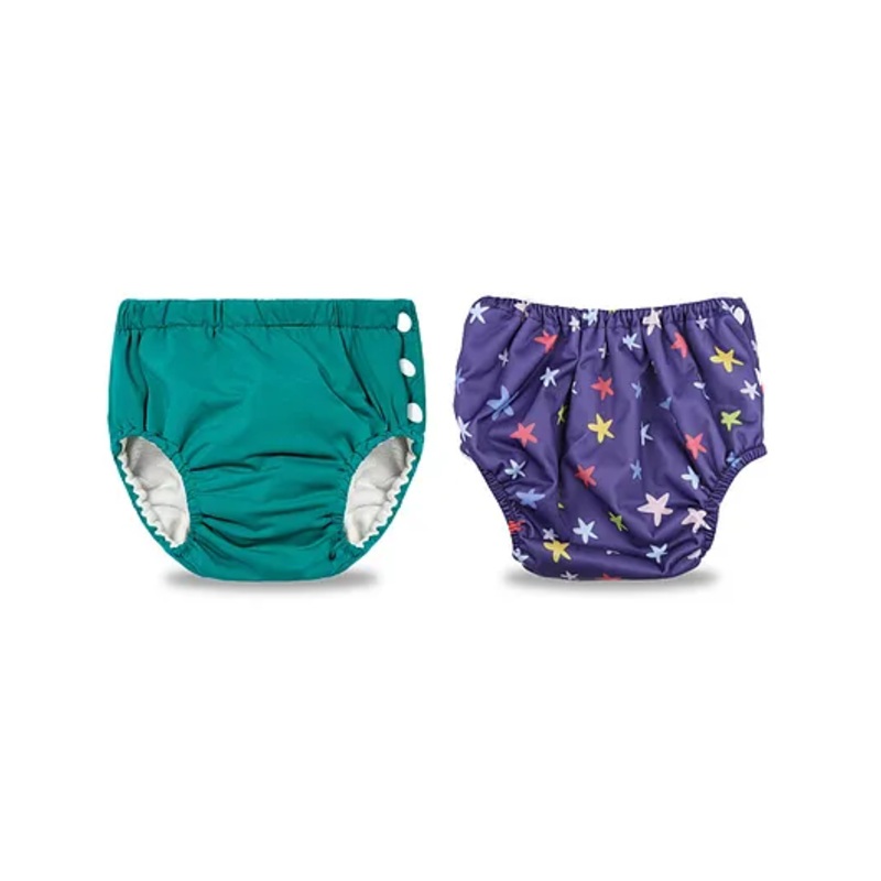 Chinmay Kids Reusable Swimwear Diaper Pool Pants – Blue & Green