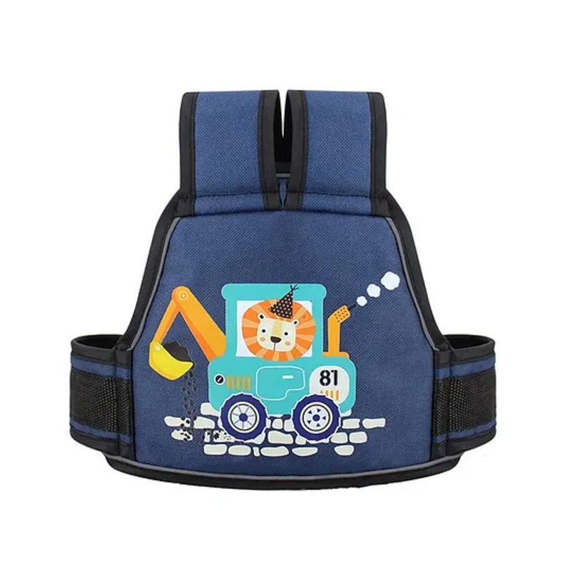 Chinmay Kids Safety Belt for Two Wheeler with Reflective Strips Adjustable Safety Harness – Blue