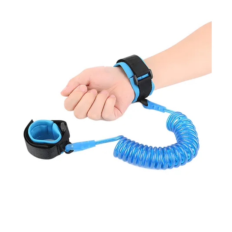 COZY VIBES Anti Lost Wrist Link Belt, 1.5M Baby Toddler Reins Safety Leash Wristband Walking Hand Belt Harness-PACK OF 1 – COLOR MAY VARY