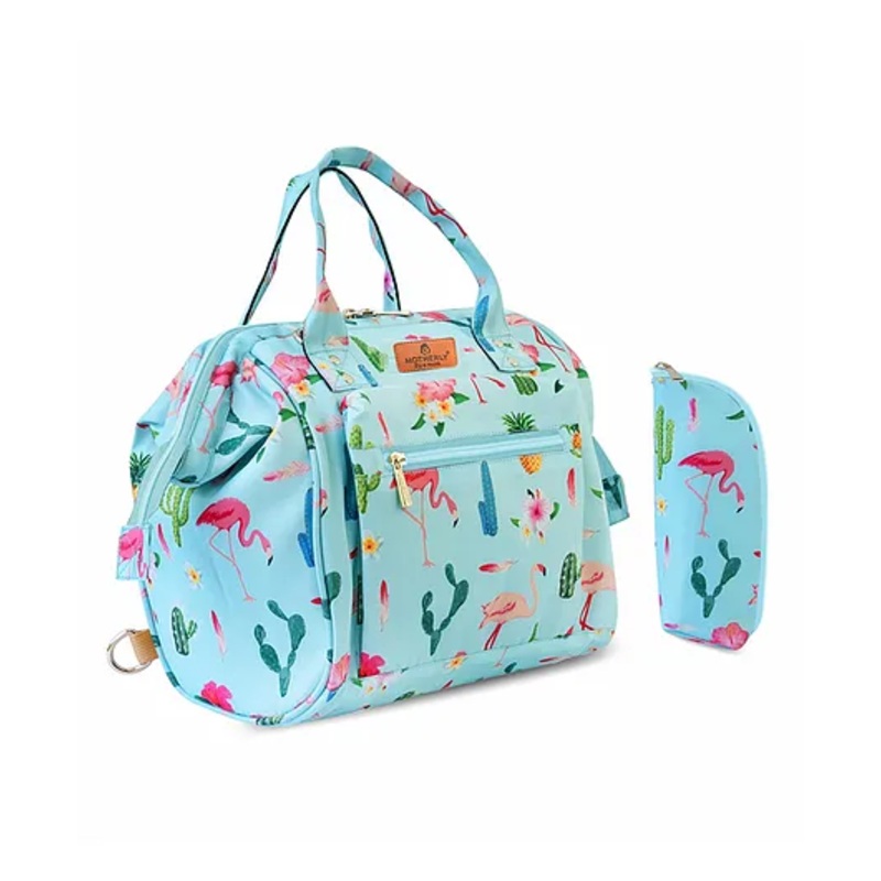 Motherly Nano Diaper Bag Small Size, Baby Bags For Mothers, Diaper Bag For Mom, Hospital Bag  (Cactus Light Green)