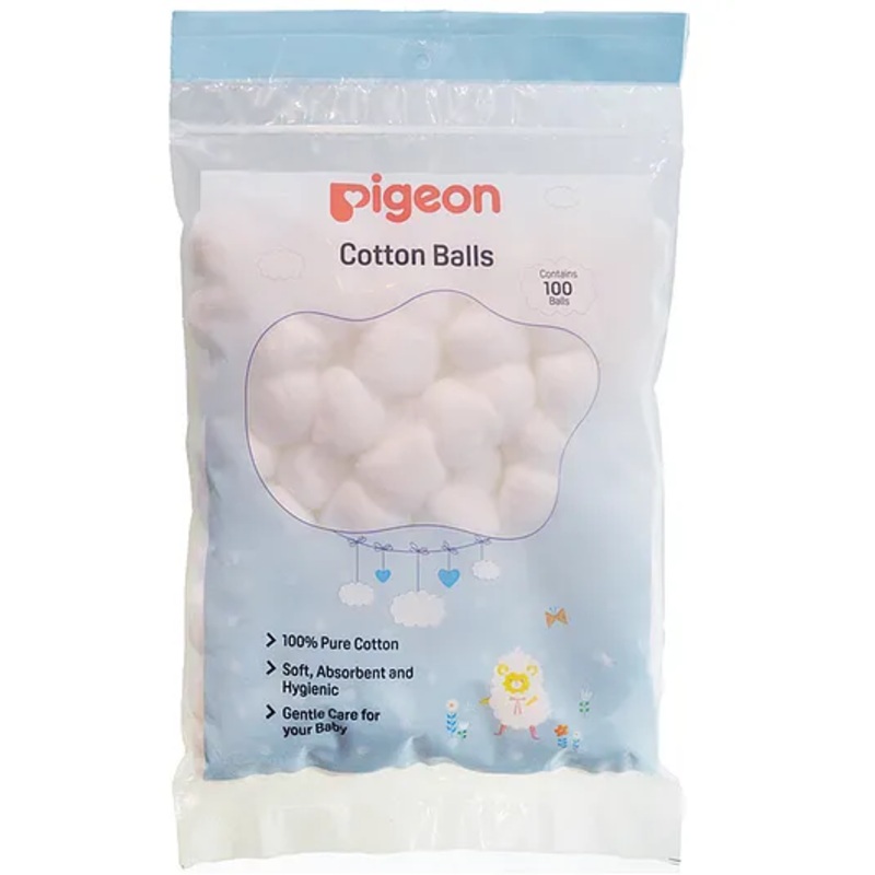 Pigeon Cotton Balls – 100 Pieces
